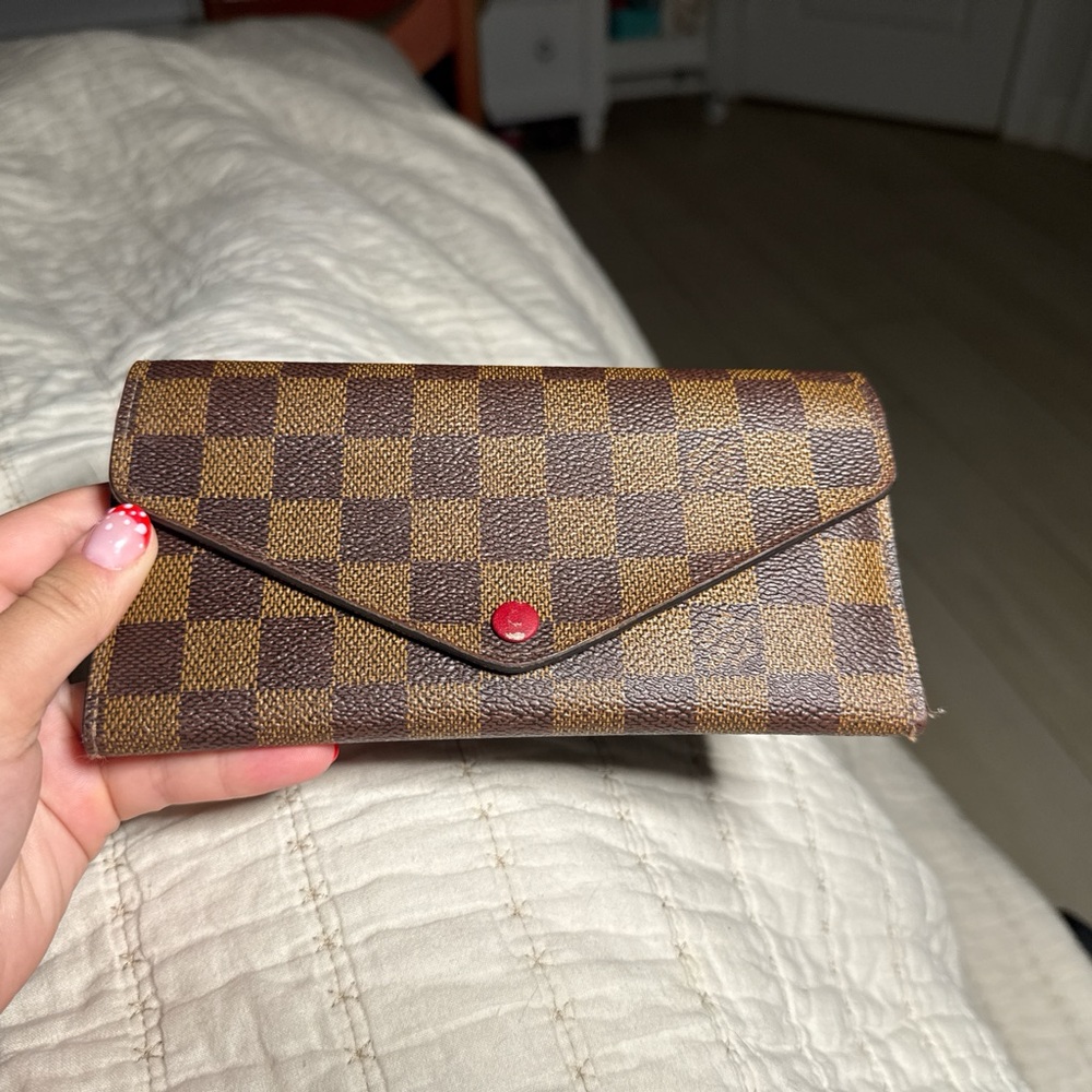 Louis Vuitton Brown Checkered Wallet